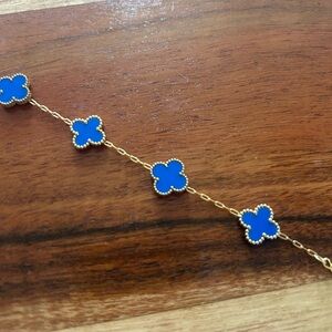 Blue Clover Bracelet